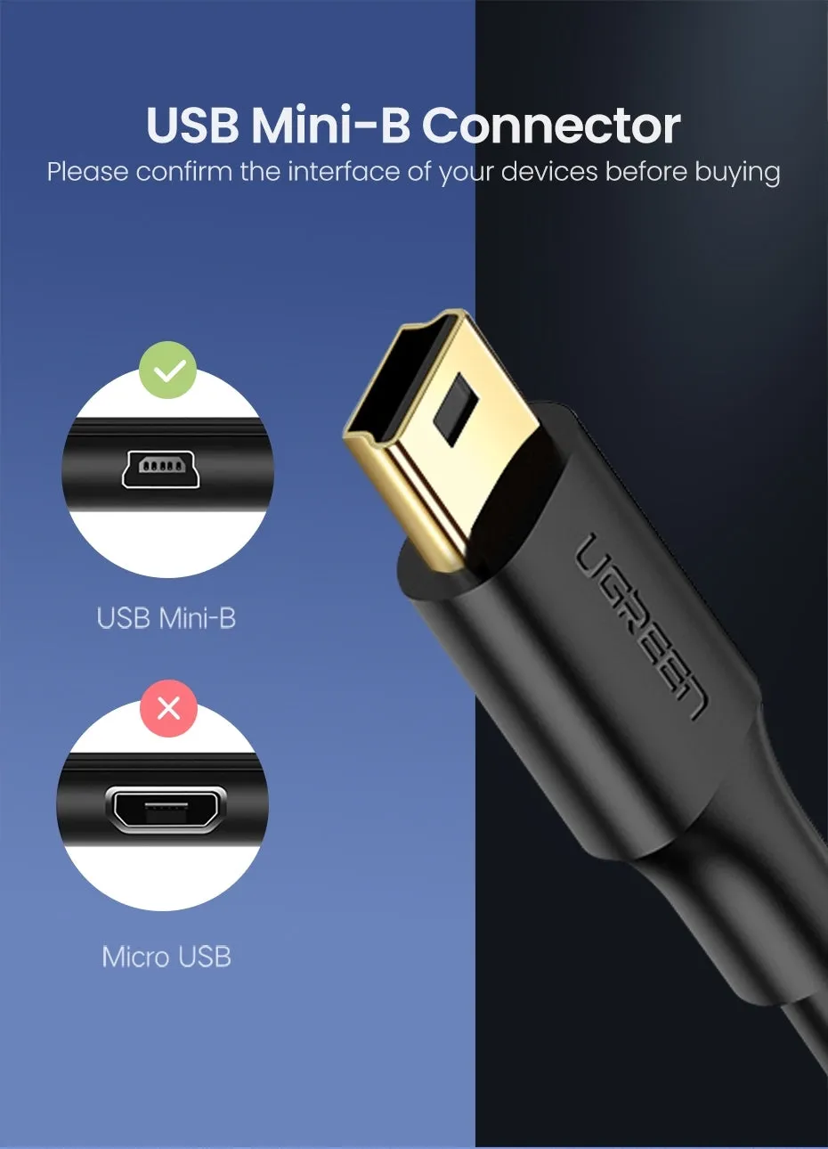 10355 USB-A to Mini-USB Cable | 1M
