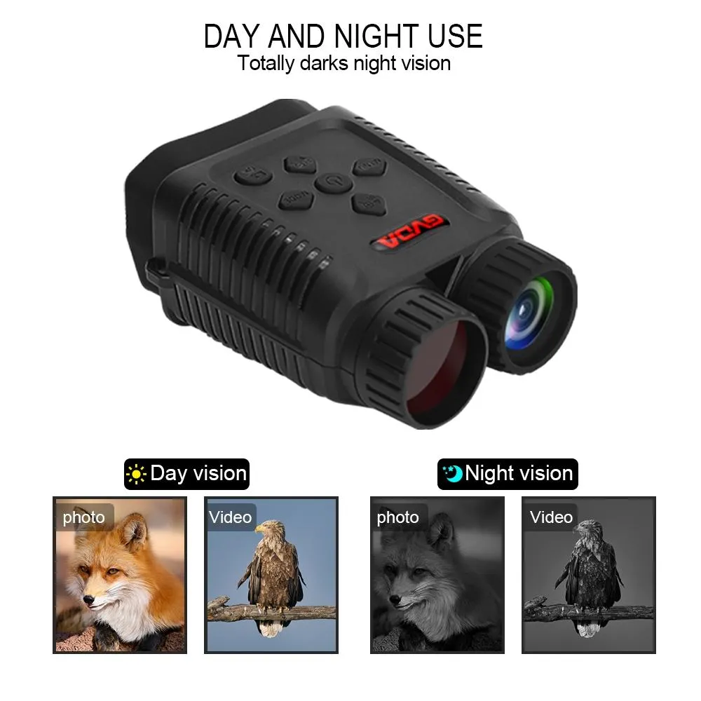 1080p Hd Infrared Night Vision Binoculars with 2.4 Tft Screen