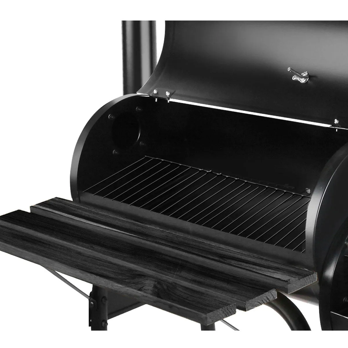 2-in-1 BBQ Smoker & Charcoal Grill | Portable Offset Outdoor Barbecue Roaster