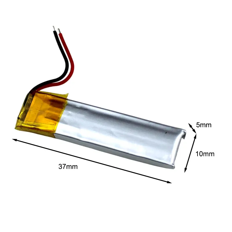 3.7V 450mAH Li-Po Rechargeable Battery (KP 481036)