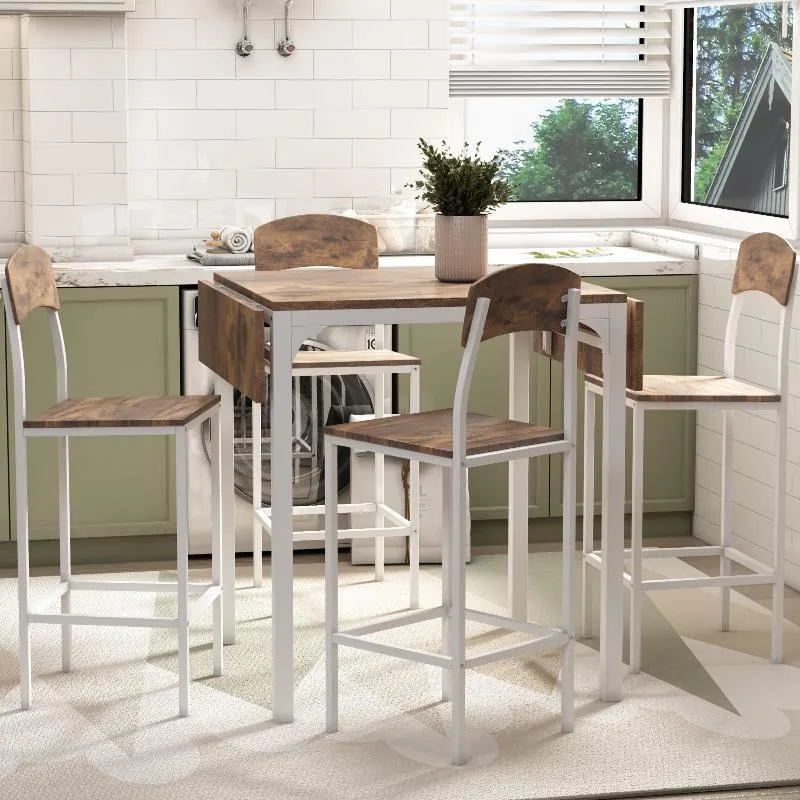 5-piece Counter Height Drop Leaf