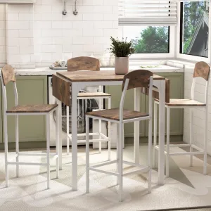 5-piece Counter Height Drop Leaf