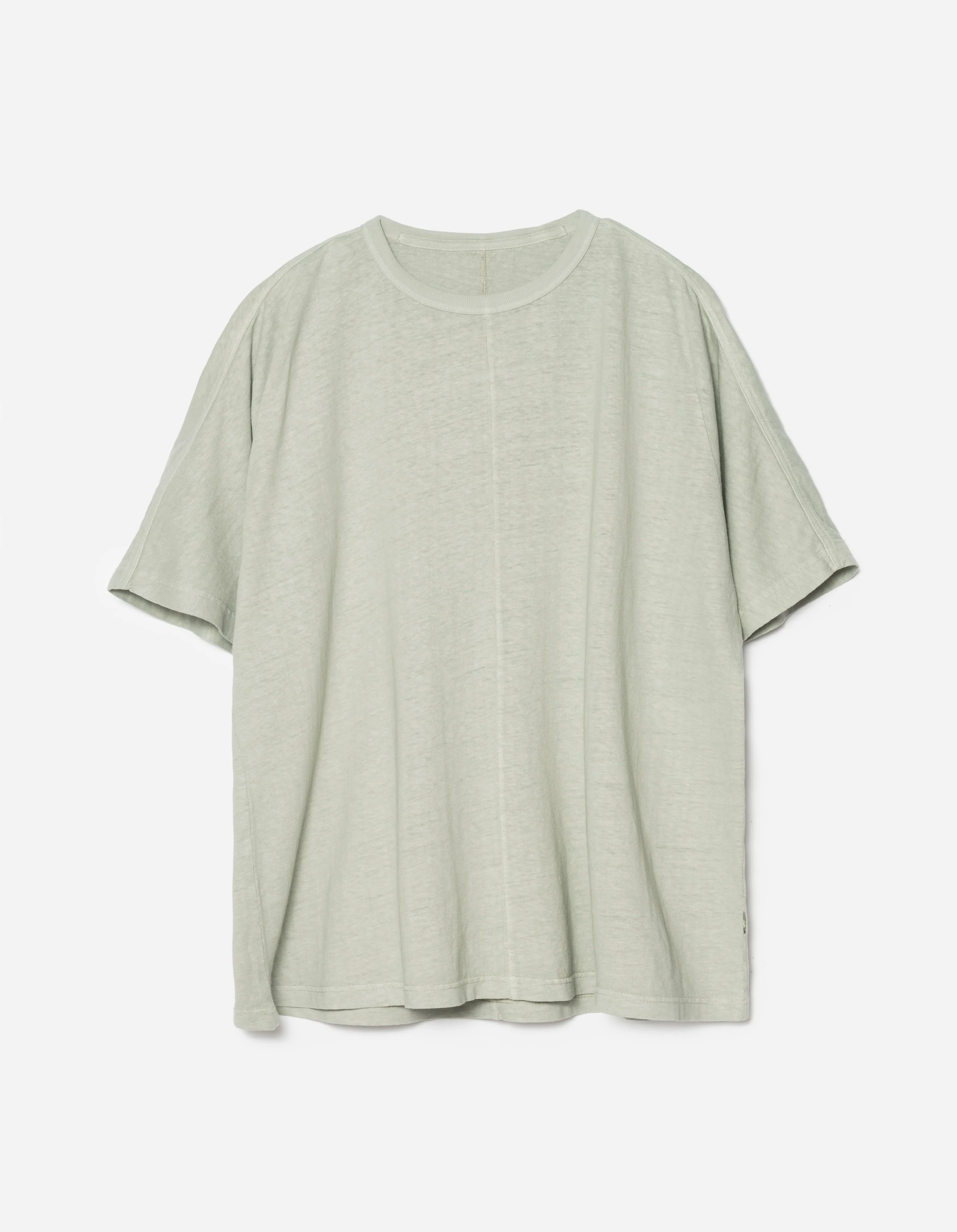 5234 Hemp Cross Loose T-Shirt Sage