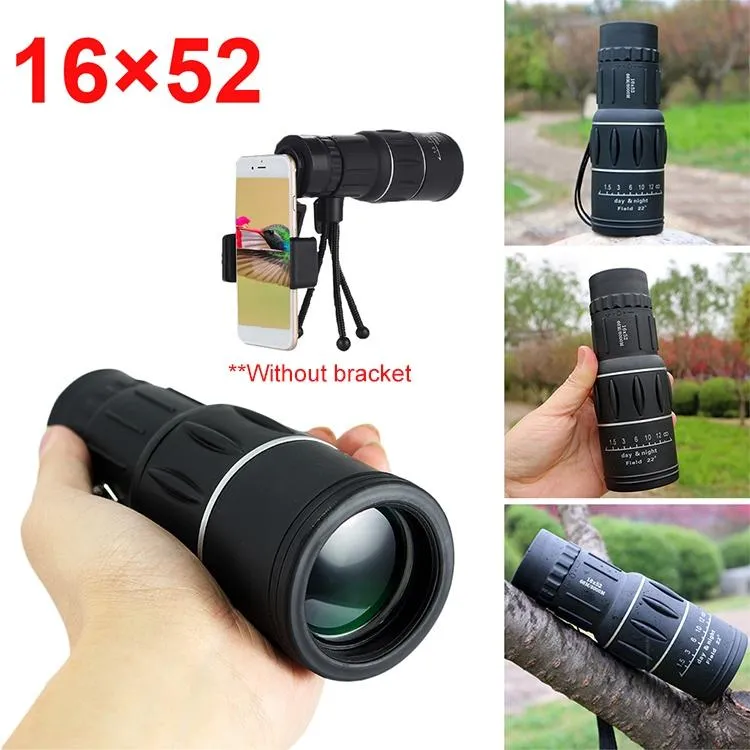 52mm Monocular Telescope for Hunting and Low Light Night Vision
