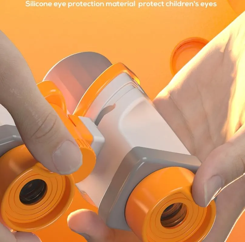 8x Children Telescope Handheld Mini Detachable Fixed Focus Magnifying Glass Toy - Binoculars