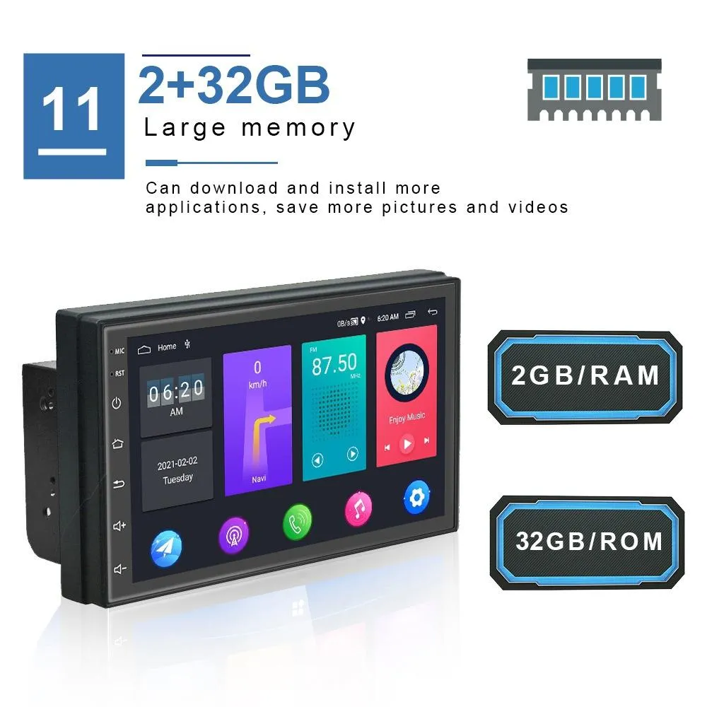 9 Inch Android Wifi Car Navigation Player 2   32G Universal Reversing Video Standard   4Lights Camera