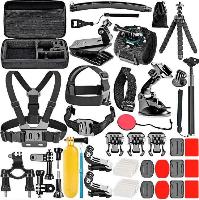 Action Camera Accessories Kit for GoPro Hero 8 Max 7 6 5 4