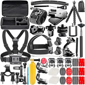 Action Camera Accessories Kit for GoPro Hero 8 Max 7 6 5 4