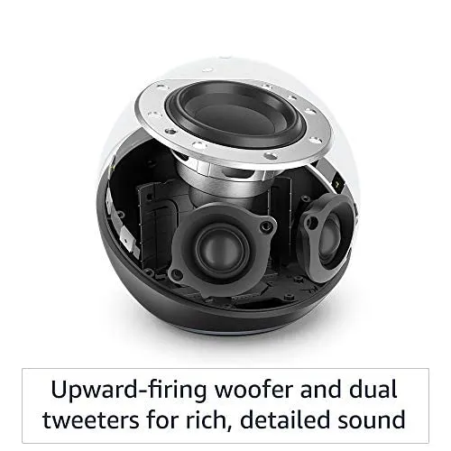 Amazon Echo (4th Gen)| Premium sound powered by Dolby and Alexa (Black) Big Speaker