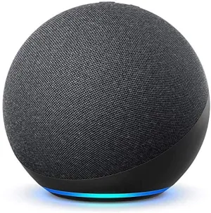 Amazon Echo (4th Gen)| Premium sound powered by Dolby and Alexa (Black) Big Speaker
