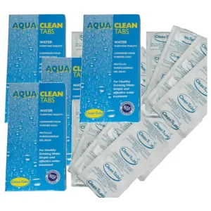 Aqua Clean MINI Water Purification Tablets Box - 2 x 80 Tabs