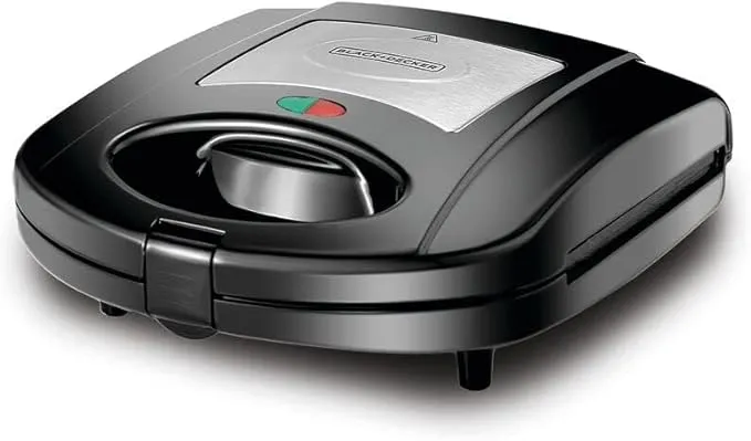Black Decker, 2 IN 1 Interchangeable Sandwich and Grill Maker,TS2120