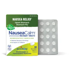 Boiron Nauseacalm Meltaway Tablets 60ct