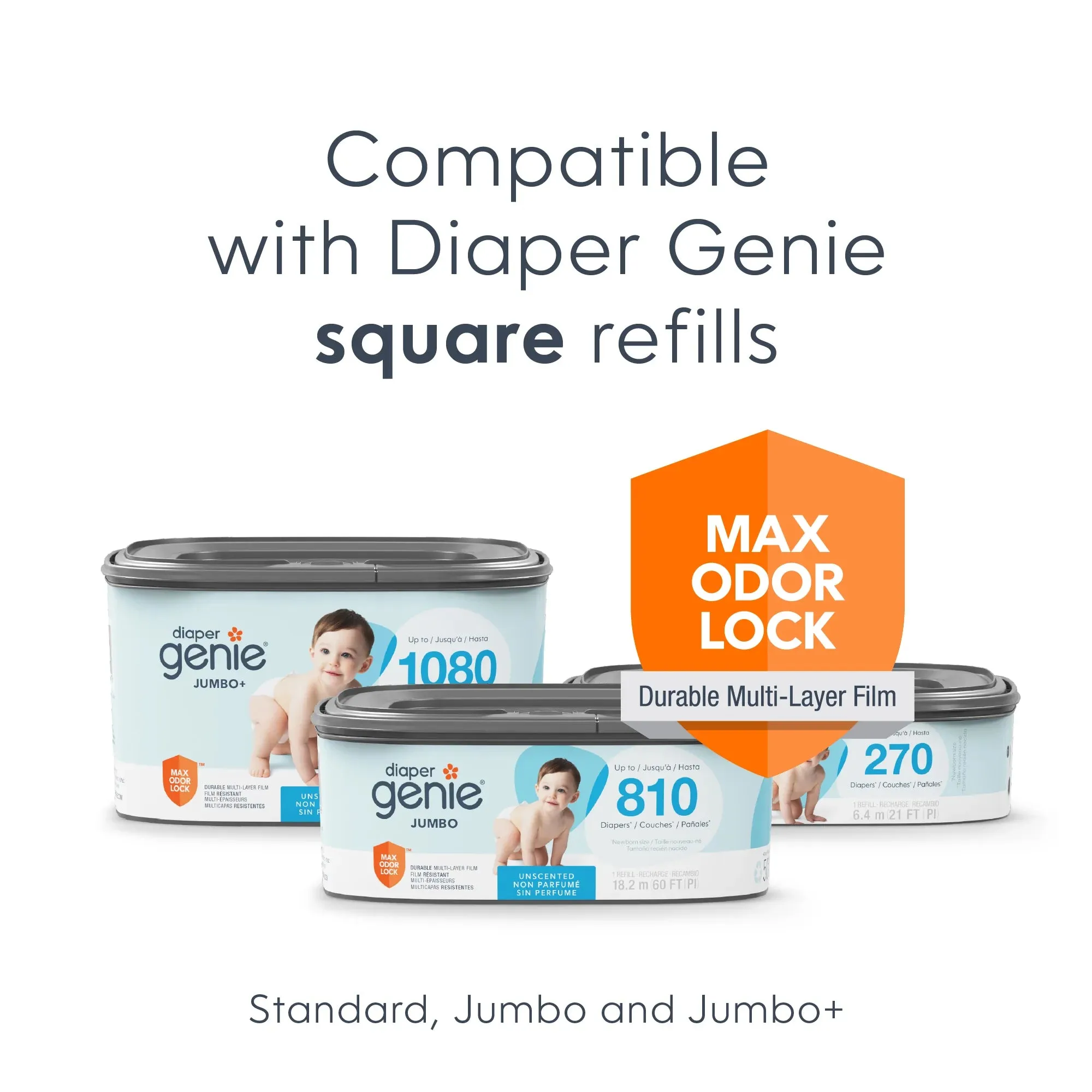 Diaper Genie® Select Pail -  With Starter Refill
