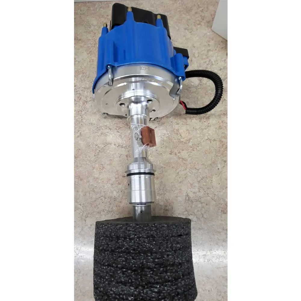 Distributor DUI Performance Ford 351 Right Hand Reverse Rotation Blue Color - DUI-M35820RRBL