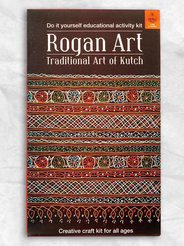 DIY Educational Colouring Kit - Rogan Art of Kutch for Young Artists (5 Years  )