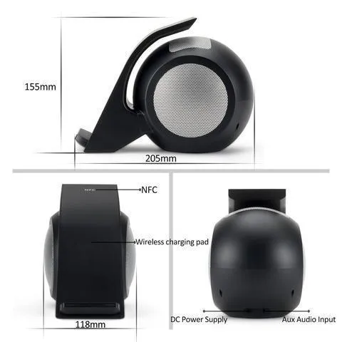 Fast Wireless Charging with Bluetooth Speaker