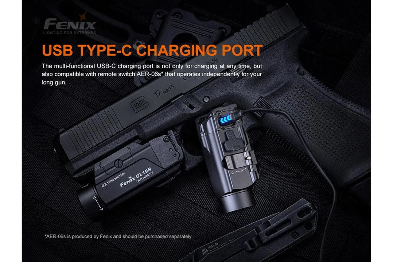 FENIX GL19R 1200 LUMEN RECHARGEABLE TAC LIGHT