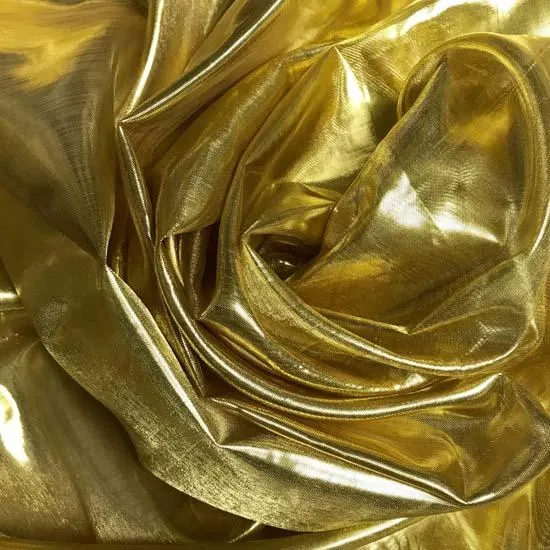 Gold Metallic Worship Flags