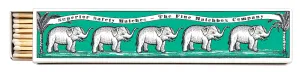 Green Elephant Safety Matches