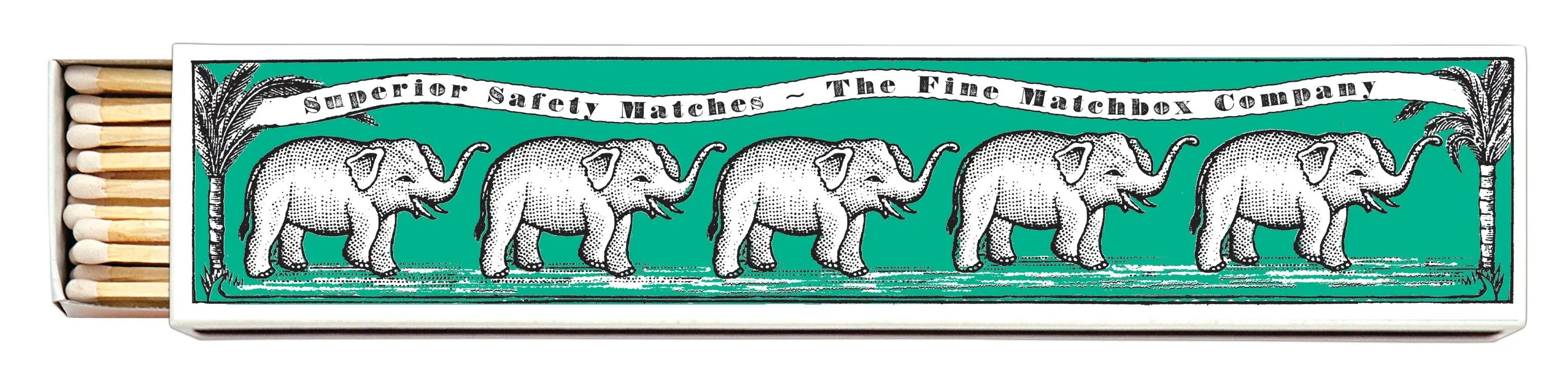 Green Elephant Safety Matches
