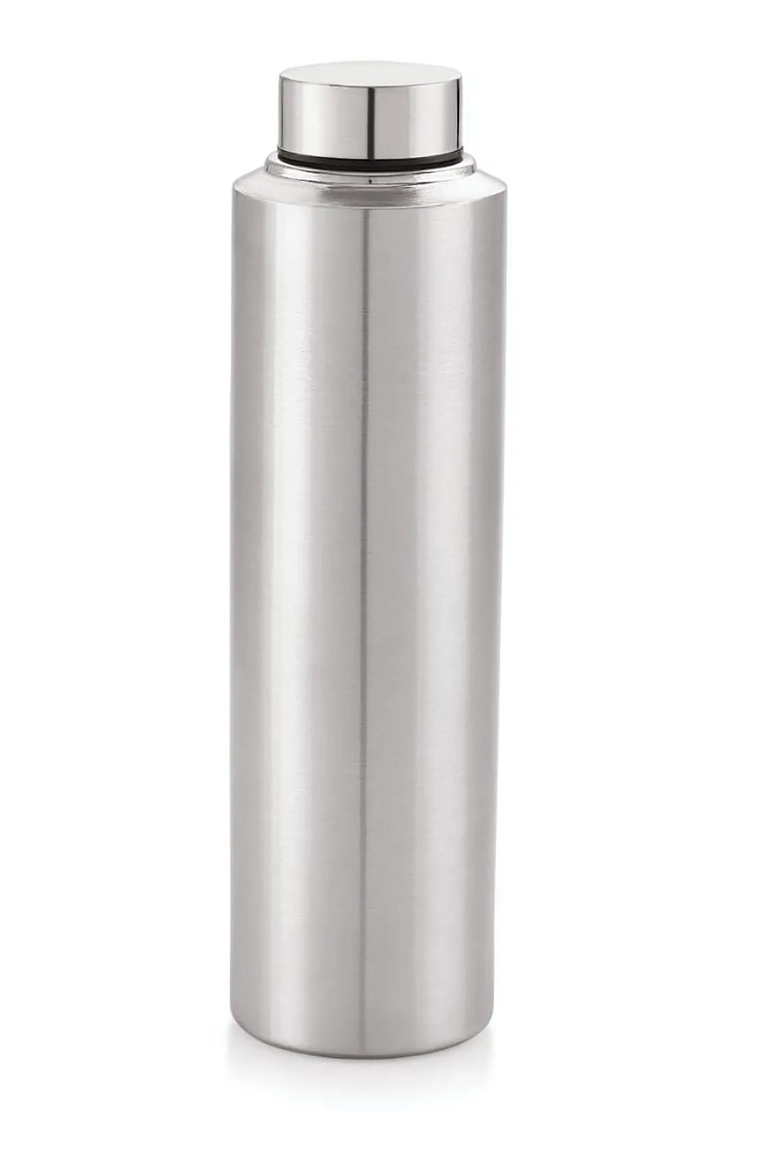 Heart Home Insulated Stainless Steel Water Bottle, Leakproof Lids, Great for Travel, Picnic & Camping, 900 ML (Silver)