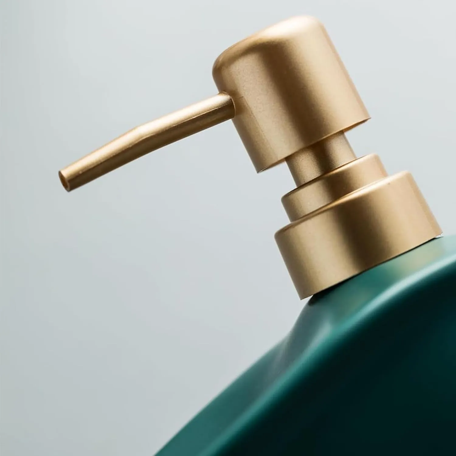 Heart Home Liquid Soap Dispenser | Handwash Soap Dispenser | Soap Dispenser for Wash Basin | Shampoo Dispenser Bottle | Bathroom Dispenser Bottle | 350 ML | Green