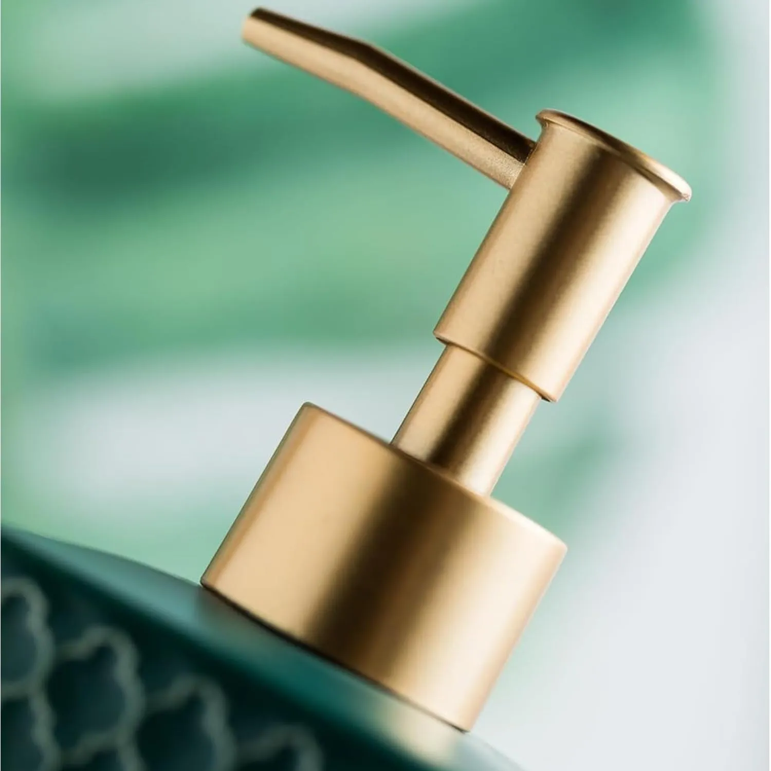 Homestic Liquid Soap Dispenser | Handwash Soap Dispenser | Soap Dispenser for Wash Basin | Shampoo Dispenser Bottle | Bathroom Dispenser Bottle | 360 ML | Green