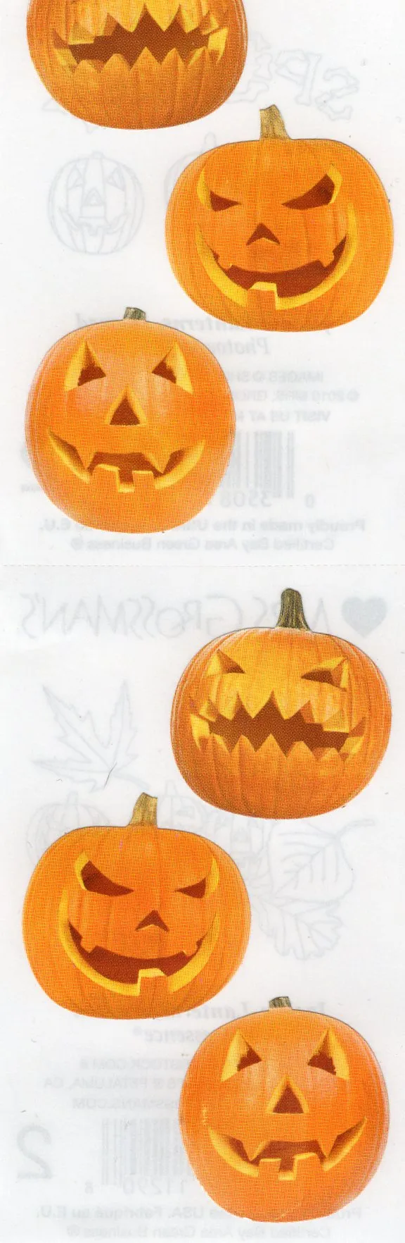 Jack-o-Lantern, Carved