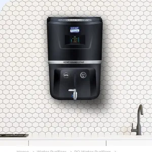 Kent GRAND STAR ZWW BLACK ( Bold & Black) 9 Ltr Digital RO