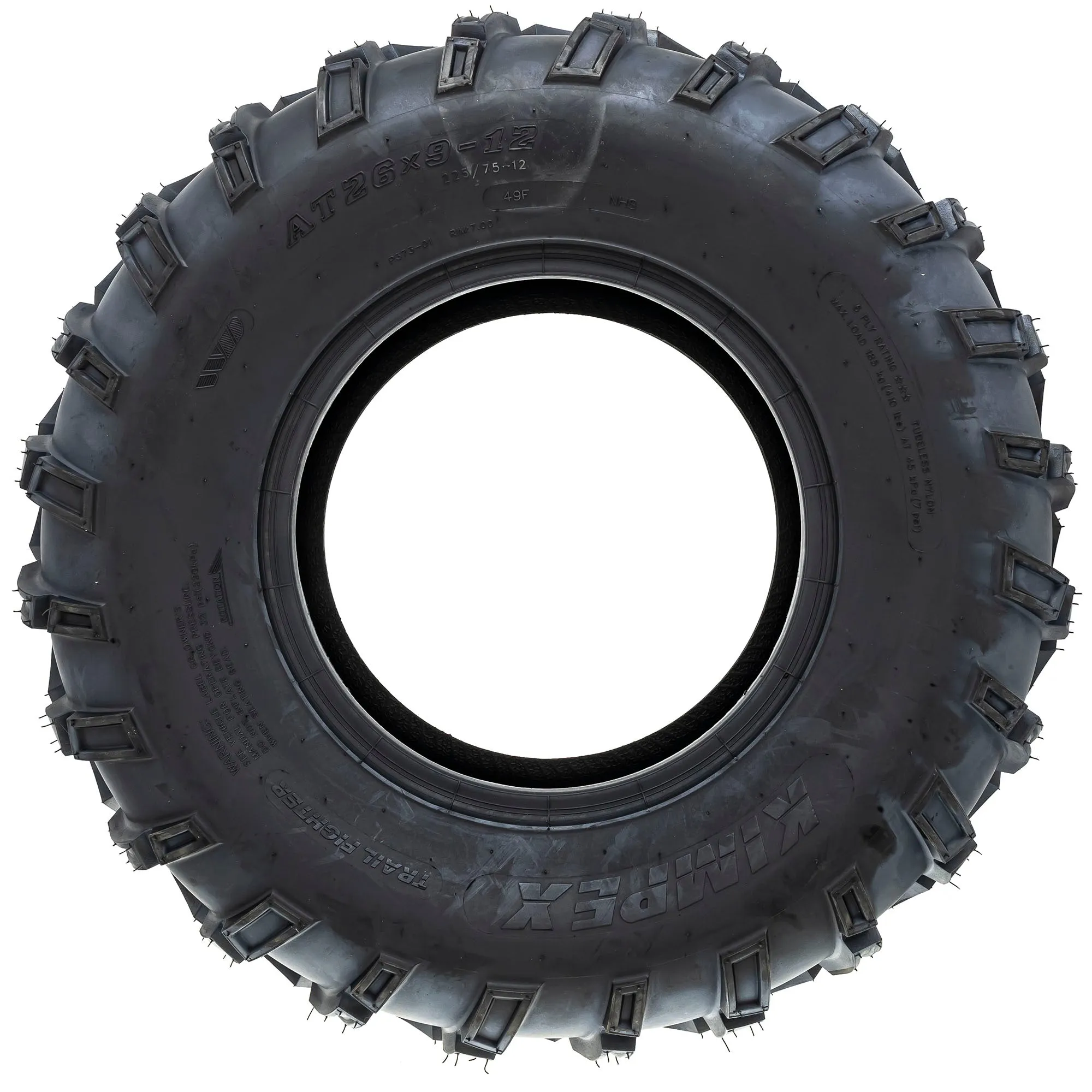 Kimpex 021175 Front Trail Fighter Tire Bias 26X9-12 Ranger Crew XP 900 Defender Max 800