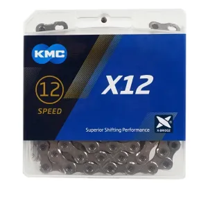 KMC X12 12-speed Silver Chain 126 links