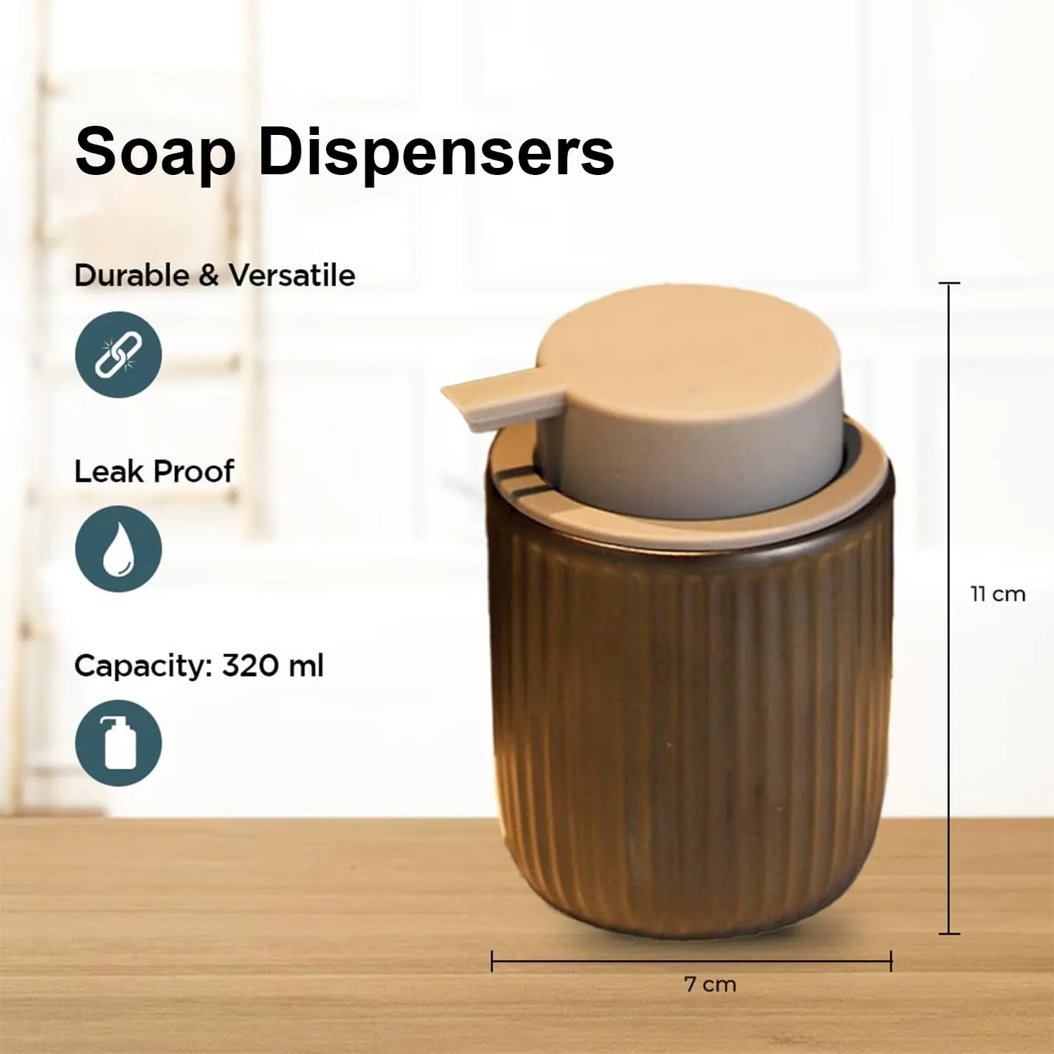 Kuber Industries Liquid Soap Dispenser | Handwash Soap Dispenser | Soap Dispenser for Wash Basin| Bathroom Dispenser Bottle | 15 Piece | Pack of 5 | 320 ml | JY00162YW | Yellow