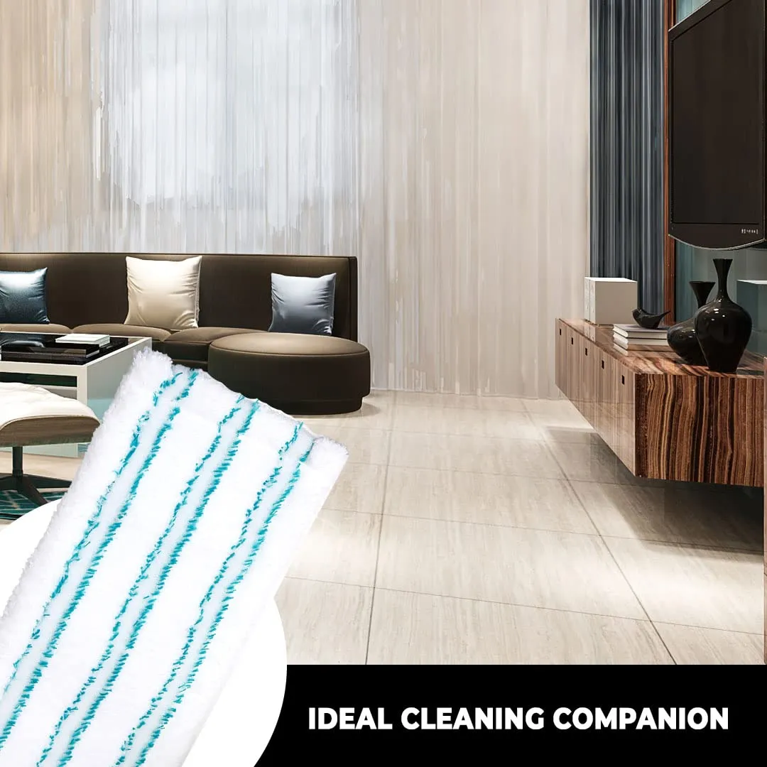 Kuber Industries Microfiber Floor Cleaner Mop Refill|Durable & Long Lasting|Extra Thick Microfiber for Deep Cleaning|Multi Utility Floor Cleaner Mop for Homes|Green