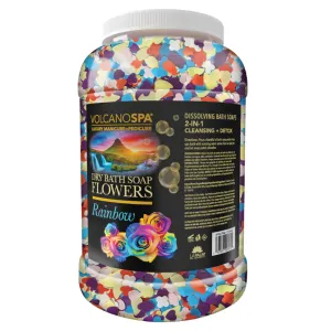 LaPalm Volcano Spa Flower Soap 1 Gallon - Rainbow