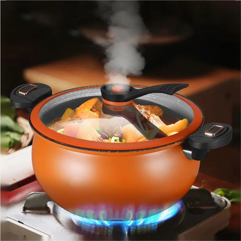 Last Day Special Sale 49% OFFLarge Capacity McRib Stone Micro-Pressure Cooker