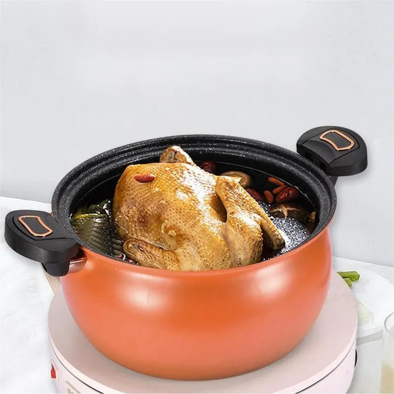 Last Day Special Sale 49% OFFLarge Capacity McRib Stone Micro-Pressure Cooker
