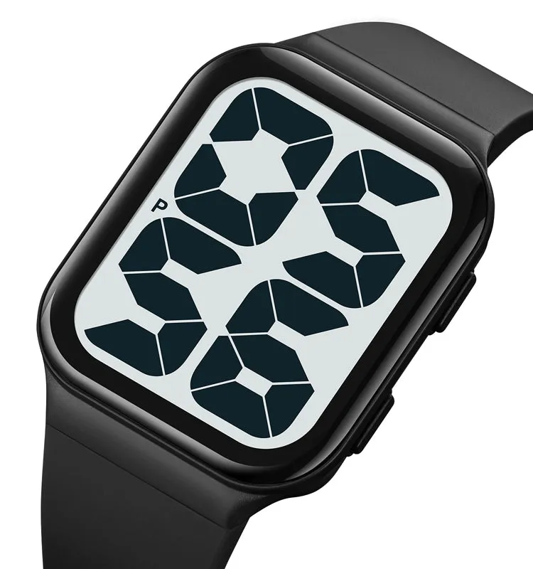 LED square Dazzle fashion student electronic watch W2319895