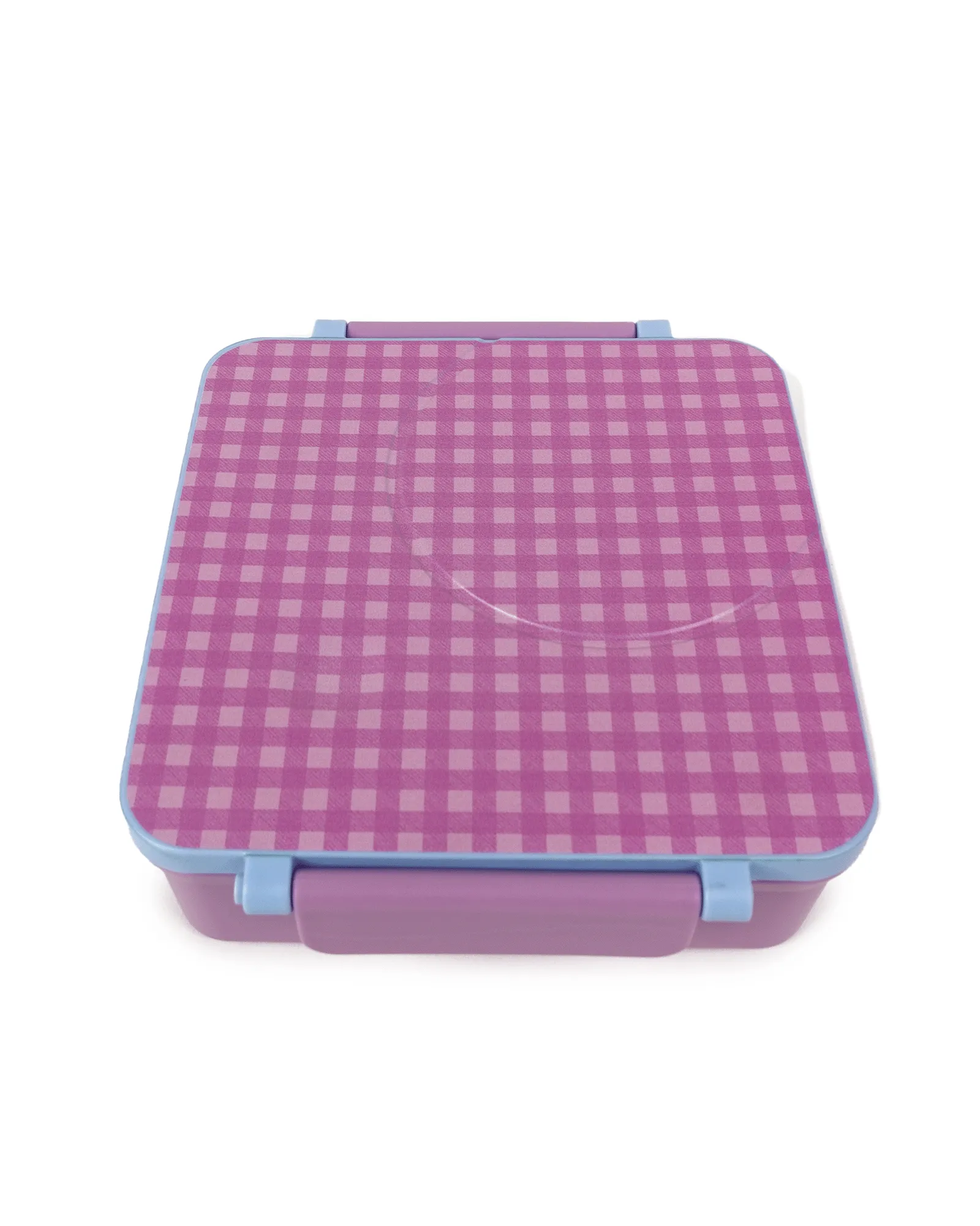 Lilac Gingham Mini Bento Lunch Box
