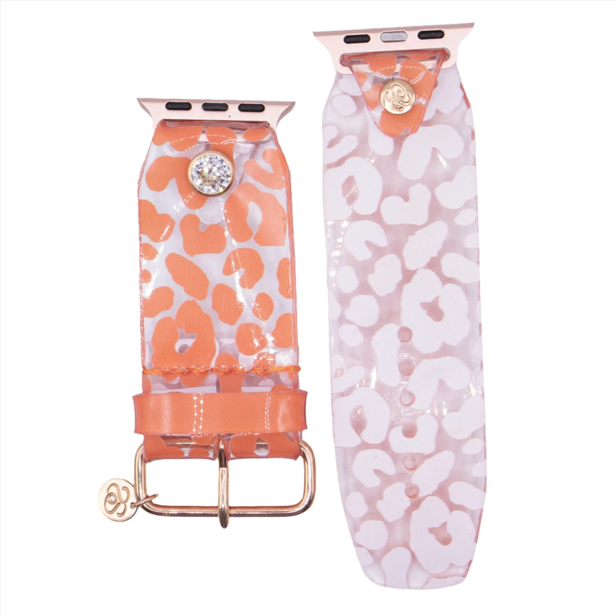 Limited Edition - Coral Leopard Waterproof Sivella Watchband