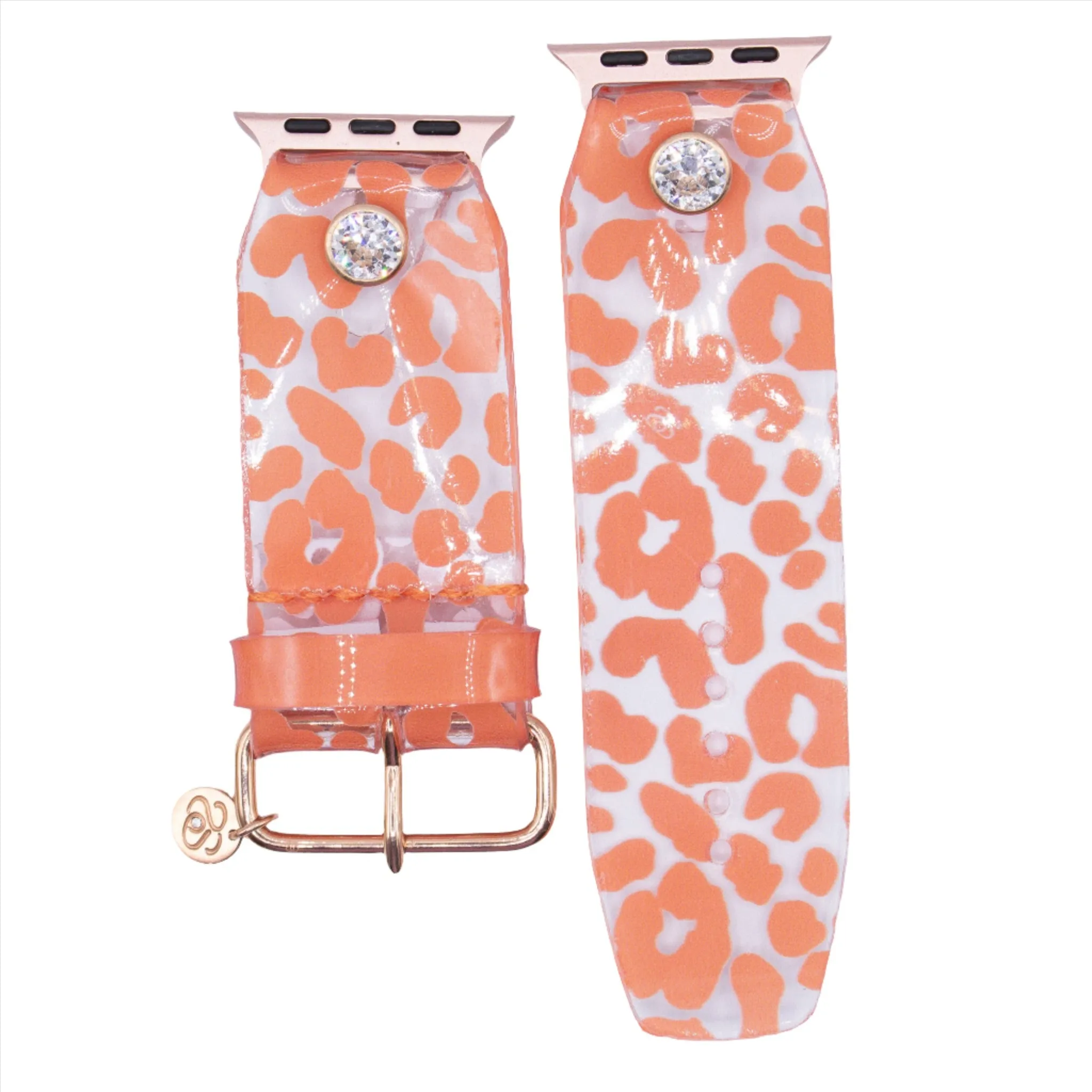 Limited Edition - Coral Leopard Waterproof Sivella Watchband