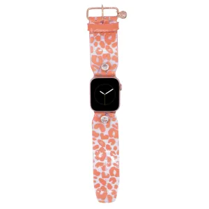Limited Edition - Coral Leopard Waterproof Sivella Watchband