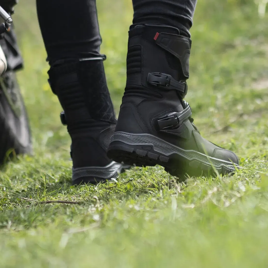 LS2 Adventure Waterproof Leather Boots Black