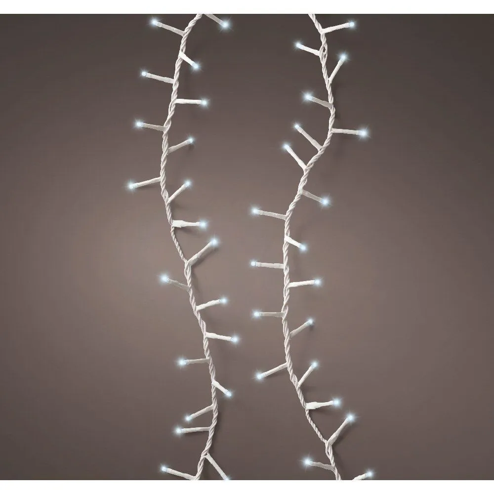 Lumineo 500 Cool White LED Compact Christmas Lights (11m)