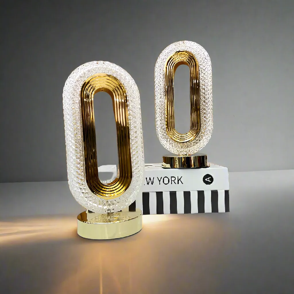 Luxury Diamond Crystal Rechargeable Light Décor