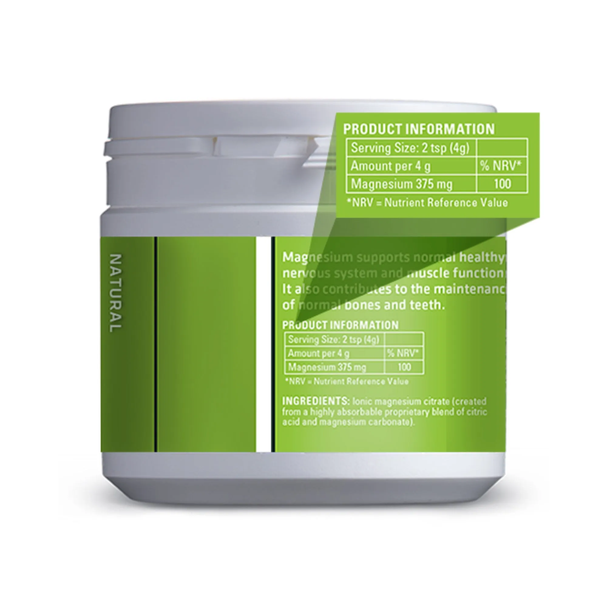MAG365 Unflavoured Magnesium 150g