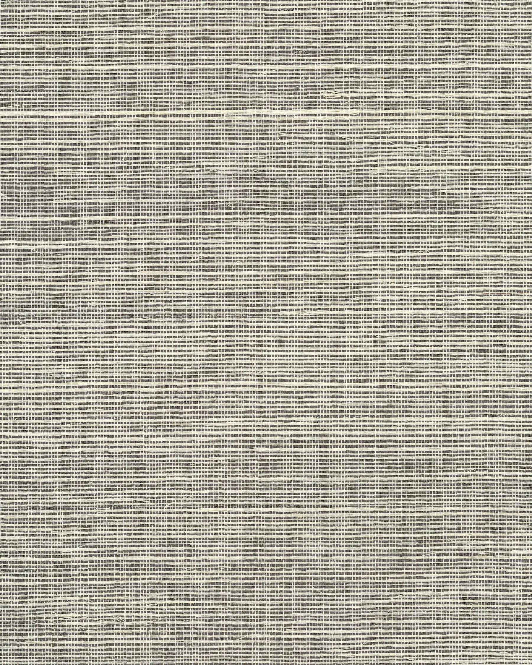 Maguey Charcoal and Cream Sisal Wallpaper