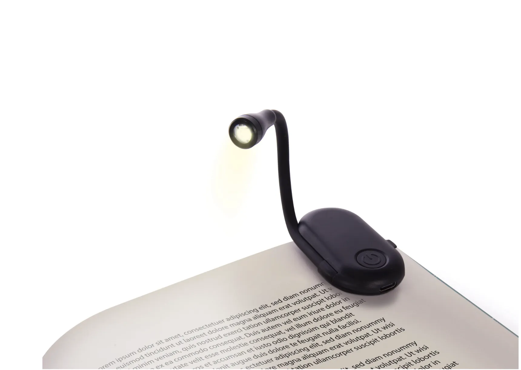 Maverick Rechargeable Clip On Book Light - Assorted 4.6x17.3x8cm