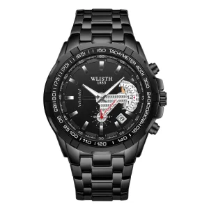 Men's multifunctional steel band watch W11S8928