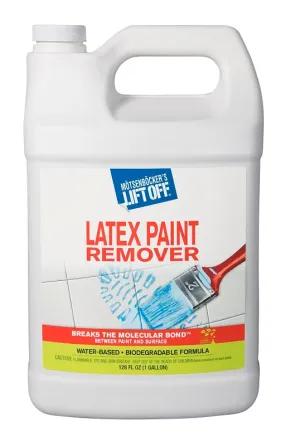 Motsenbocker's Lift Off 41401 Latex Paint Remover, Liquid, Mild, 1 gal, Bottle :GAL: QUANTITY: 4